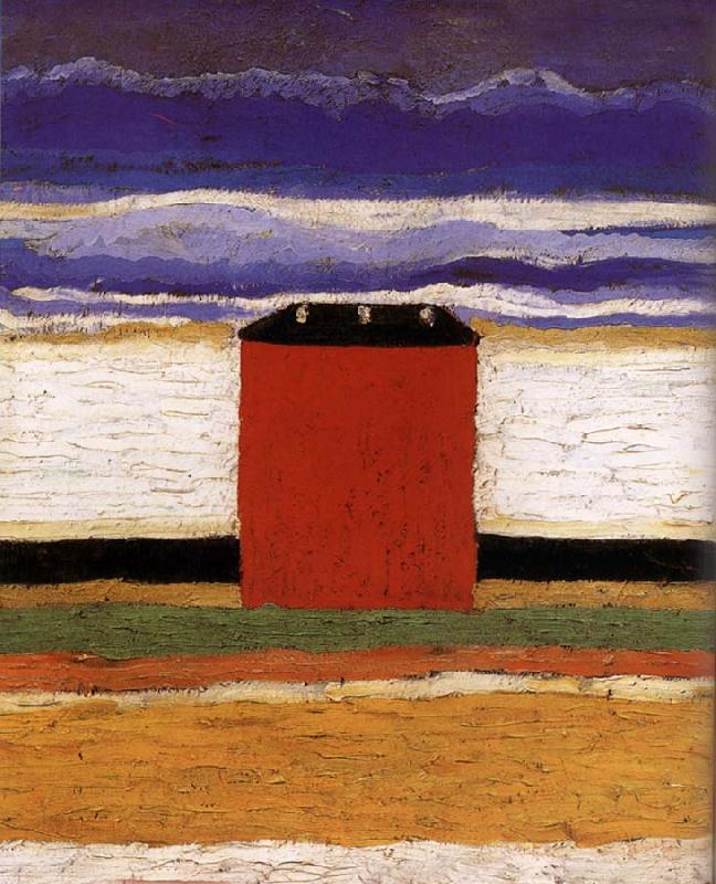 Kasimir Malevich Red House Germany oil painting art